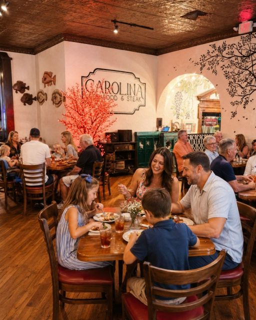 🍽️ When we say family restaurant — that’s exactly what we mean ❤️

At Carolina Seafood & Steak, everyone can find something they love — from hand-cut steaks and fresh seafood to brick-oven pizza, cocktails, and family-friendly favorites. 🥩🦞🍕

Whether you’re looking for a Myrtle Beach steakhouse, seafood restaurant, lunch spot, or happy hour, we’ve got something for every craving.

🍽️ Lunch & Early Bird: Daily, 12–6 PM
🍸 Happy Hour — Bar Only: Daily, 4–7 PM

Bring the whole family, come hungry, and enjoy a true Myrtle Beach dining experience!

📍 9911 N Kings Hwy, Myrtle Beach, SC 29572
📞 (843)945-9288
🌐 carolinasteakhouse.com

#CarolinaSeafoodAndSteak #MyrtleBeachRestaurants #MyrtleBeachSteakhouse #SteakDinner #SteakLovers #MyrtleBeachSeafood #FreshSeafood #SeafoodLovers #MyrtleBeachHappyHour #HappyHourMyrtleBeach #MyrtleBeachLunch #LunchInMyrtleBeach #MyrtleBeachEats #MyrtleBeachDining #FamilyRestaurant