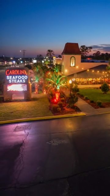 ✨ So many cravings. One Myrtle Beach favorite.

From hand-cut steaks and fresh seafood to brick-oven pizza and handcrafted cocktails, Carolina Seafood & Steak has something for everyone — all served in a warm, historic setting 🥩🦞🍕🍸

🍽️ Lunch & Early Bird: Daily, 12–6 PM
🍸 Happy Hour — Bar Only: Daily, 4–7 PM

Visiting Myrtle Beach? Add Carolina Seafood & Steak to your must-try list!

📍 9911 N Kings Hwy, Myrtle Beach, SC 29572
📞 (843)945-9288
🌐 carolinasteakhouse.com

#MyrtleBeach #VisitMyrtleBeach #MyrtleBeachRestaurants #FoodTok #CarolinaSeafoodAndSteak