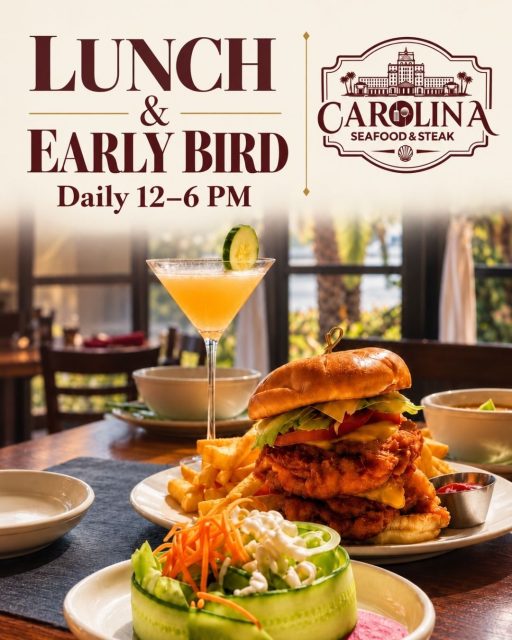 🍤🥩 Turn an ordinary afternoon into something delicious.
Enjoy your favorite dishes, warm Southern hospitality, and the timeless charm of our historic restaurant.

🍽️ Lunch & Early Bird: Daily 12–6 PM
We'll save you a seat! ❤️

📍 9911 N Kings Hwy, Myrtle Beach, SC 29572
📞 (843)945-9288
🌐 carolinasteakhouse.com

#LunchSpecial #EarlyBirdSpecial #MyrtleBeach #VisitMyrtleBeach #MyrtleBeachRestaurants #RestaurantRow #SeafoodRestaurant #Steakhouse #HistoricCharm #BeachDining #SouthCarolinaEats #GrandStrand #EatLocal #CarolinaSeafoodAndSteak #LunchTime