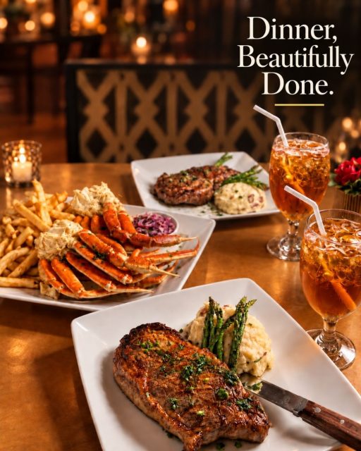 ✨ Dinner, Beautifully Done.

At Carolina Seafood & Steak, every plate feels like a little masterpiece — from perfectly cooked steaks and fresh seafood to beautiful sides and cocktails. 🥩🦞🍸

And the setting makes it even more special. Dine surrounded by the character and charm of a historic Myrtle Beach building, where great food and local history come together at the same table. ❤️

Come for dinner. Stay for the atmosphere. Enjoy a little history with every bite.

📍 9911 N Kings Hwy, Myrtle Beach, SC 29572
📞 (843)945-9288
🌐 carolinasteakhouse.com

#CarolinaSeafoodAndSteak #MyrtleBeachRestaurants #MyrtleBeachDining #HistoricMyrtleBeach #MyrtleBeachSteakhouse #MyrtleBeachSeafood #DinnerInMyrtleBeach #MyrtleBeachEats #RestaurantRow #MyrtleBeachHistory