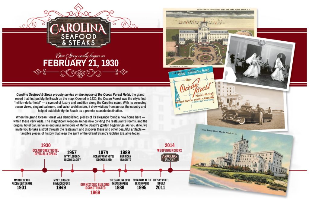 Carolina Seafood & Steak restaurant Myrtle Beach