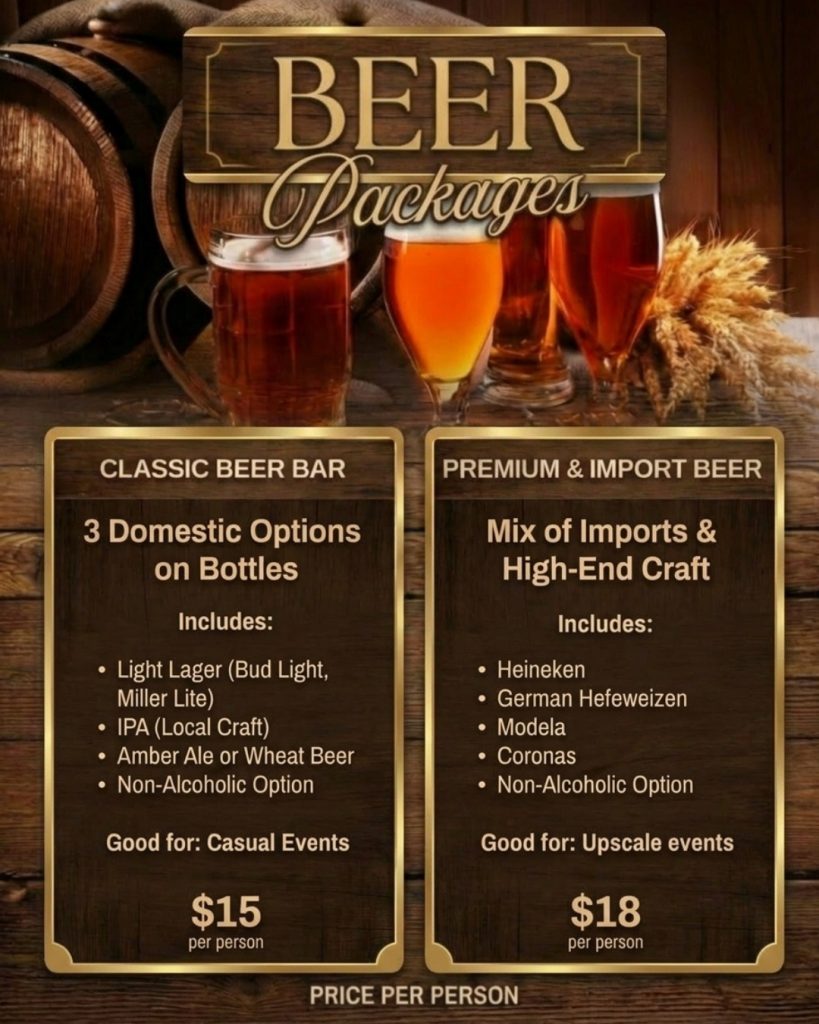 Carolina Seafood & Steak Myrtle Beach Wine and Beer Package