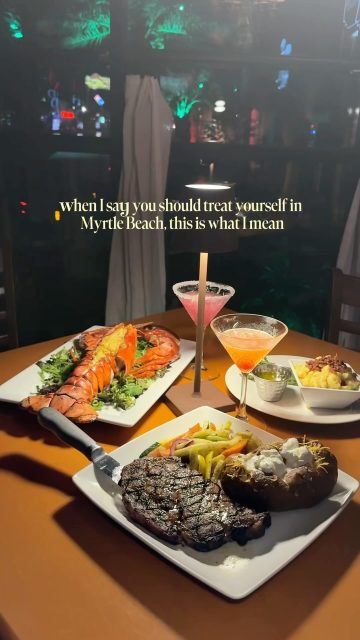 ✨ When we say “treat yourself” in Myrtle Beach… this is what we mean 😏

Great food, a cocktail in hand, a little atmosphere — and absolutely no reason to rush. 🍸🥩🦞

Consider this your sign to make dinner plans at Carolina Seafood & Steak ❤️

📍 9911 N Kings Hwy, Myrtle Beach, SC 29572
📞 (843)945-9288
🌐 carolinasteakhouse.com

#CarolinaSeafoodAndSteak #MyrtleBeachRestaurants #MyrtleBeachDining #MyrtleBeachEats #TreatYourself