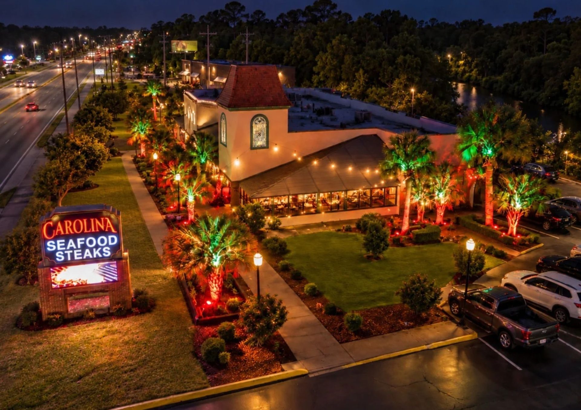 ✨ Right in the heart of Myrtle Beach’s Restaurant Row.
With 14,000 sq. ft. of dining and event space, Carolina Seafood & Steak is made for every kind of occasion — from a casual lunch or family dinner to date night and private celebrations. 🥩🦞🥂
Come for the food, stay for the atmosphere, and make it a night to remember. ❤️

📍 9911 N Kings Hwy, Myrtle Beach, SC 29572
📞 (843)945-9288
🌐 carolinasteakhouse.com
🌐 Private Events: carolinaprivateevents.com

#CarolinaSeafoodAndSteak #MyrtleBeachRestaurants #RestaurantRow #MyrtleBeachDining #MyrtleBeachEats #FamilyDinner #DateNightMyrtleBeach #MyrtleBeachLunch #PrivateEventsMyrtleBeach #VisitMyrtleBeach