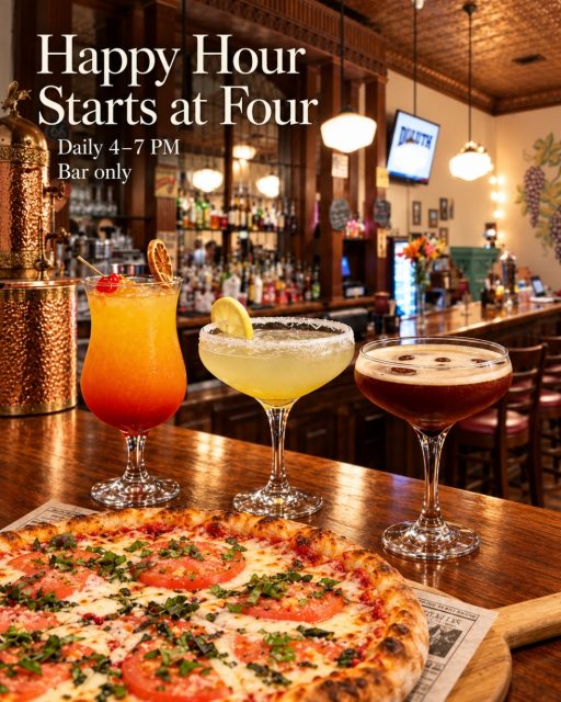 🍹 Happy Hour starts at four!

Grab a seat at the bar and ease into the evening with cocktails, good food, and that warm Carolina Seafood & Steak atmosphere 🍕✨

Daily • 4–7 PM • Bar Only
See you at the bar. ❤️

📍 9911 N Kings Hwy, Myrtle Beach, SC 29572
📞 (843)945-9288
🌐 carolinasteakhouse.com

#HappyHour #HappyHourMyrtleBeach #MyrtleBeach #VisitMyrtleBeach #MyrtleBeachRestaurants #CraftCocktails #RestaurantRow #HistoricCharm #DateNightMyrtleBeach #BeachDining #SouthCarolinaEats #GrandStrand #Cheers #EatLocal #CarolinaSeafoodAndSteak