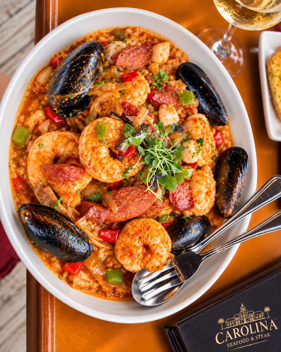 🌶️ One bite takes you straight to the heart of the South!

🥂 Pair it with a glass of wine and let the good times roll!

📍 Carolina Seafood & Steak | Myrtle Beach

Bold Flavor. Fresh Seafood. Pure Carolina. ❤️

#SeafoodJambalaya #CarolinaSeafoodAndSteak #MyrtleBeachEats #SouthernFlavors