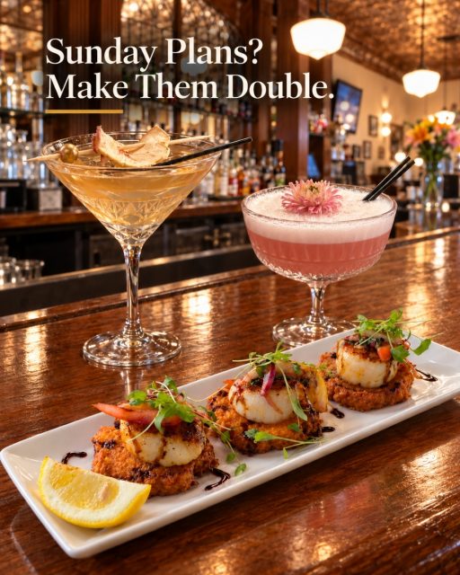 🍸🎷 Sunday plans? Make them double.
Start with cocktails, great food, and Happy Hour at the bar from 4–7 PM, then stay for Cousins Jazz at The Carolina Lounge from 5–8 PM. ✨
Good drinks. Great music. Delicious food.
That’s Sunday done right at Carolina Seafood & Steak ❤️

📍 9911 N Kings Hwy, Myrtle Beach, SC 29572
📞 (843)945-9288
🌐 carolinasteakhouse.com

#CarolinaSeafoodAndSteak #MyrtleBeachRestaurants #MyrtleBeachLiveMusic #CousinsJazz #HappyHourMyrtleBeach #MyrtleBeachBars #SundayInMyrtleBeach #MyrtleBeachDining #RestaurantRow #MyrtleBeachEats