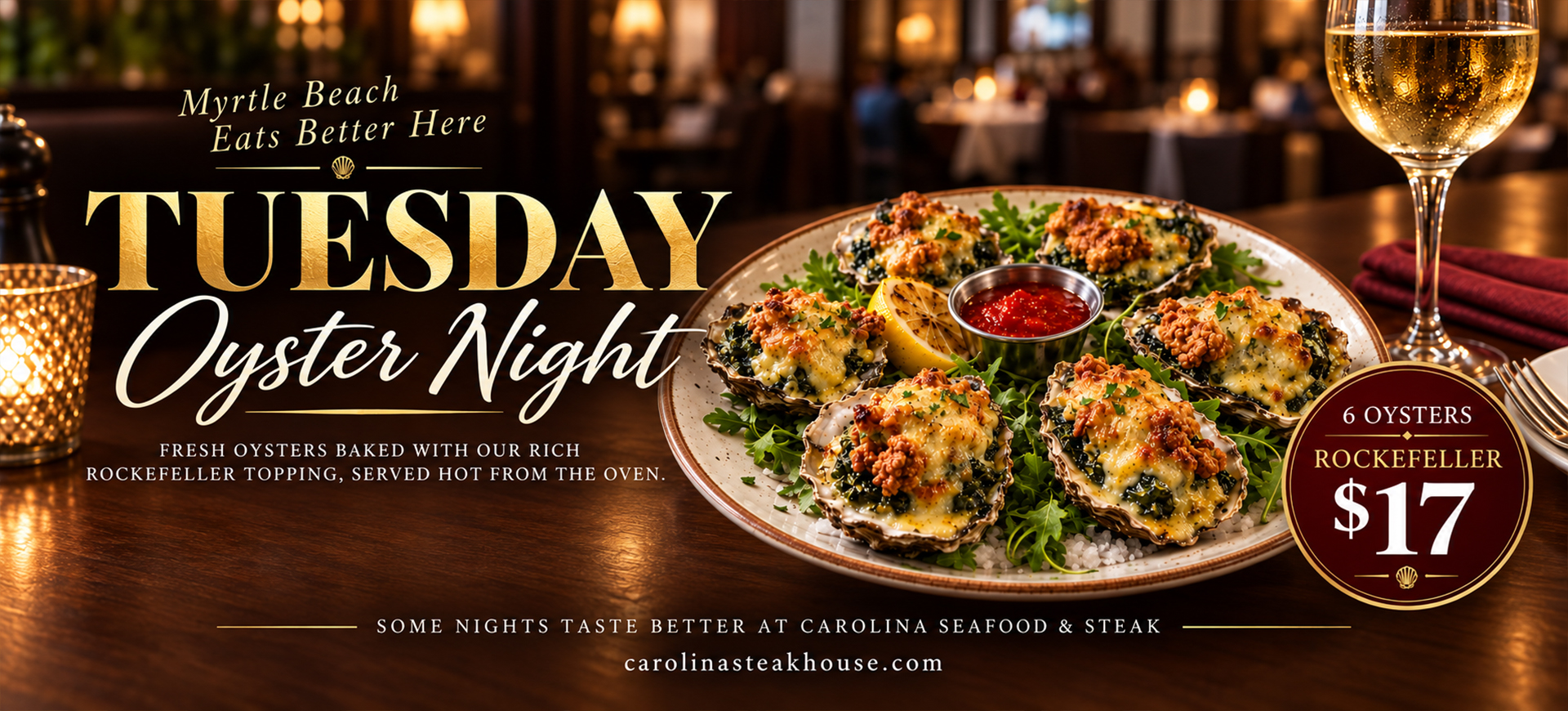 Carolina Seafood & Steak restaurant Myrtle Beach